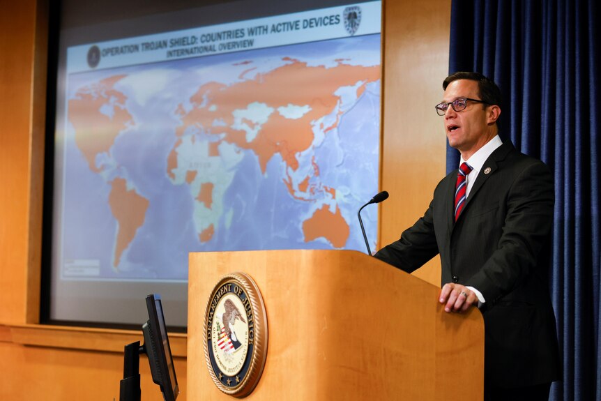 Acting US Attorney Randy Grossman on Operation Trojan Shield