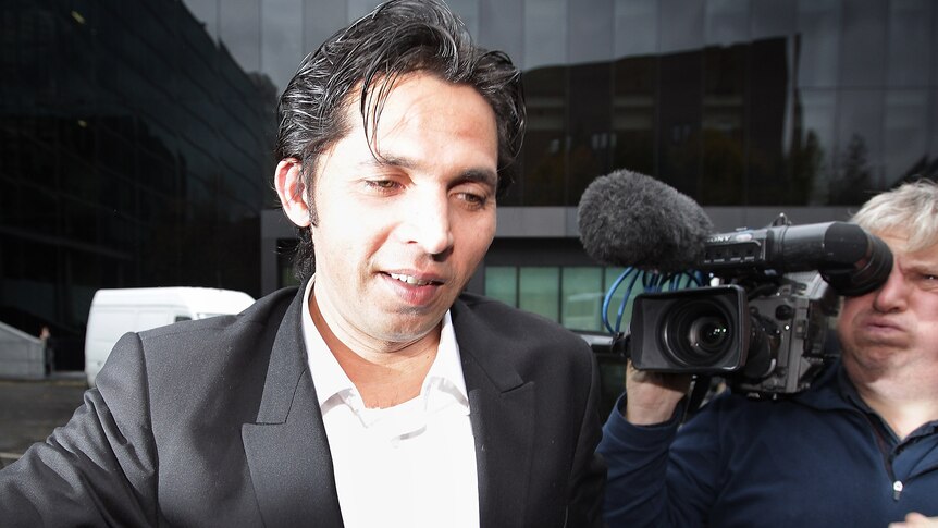 Asif arrives at court