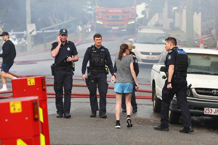 Emergency crews at fire in Brisbane suburb of Grange