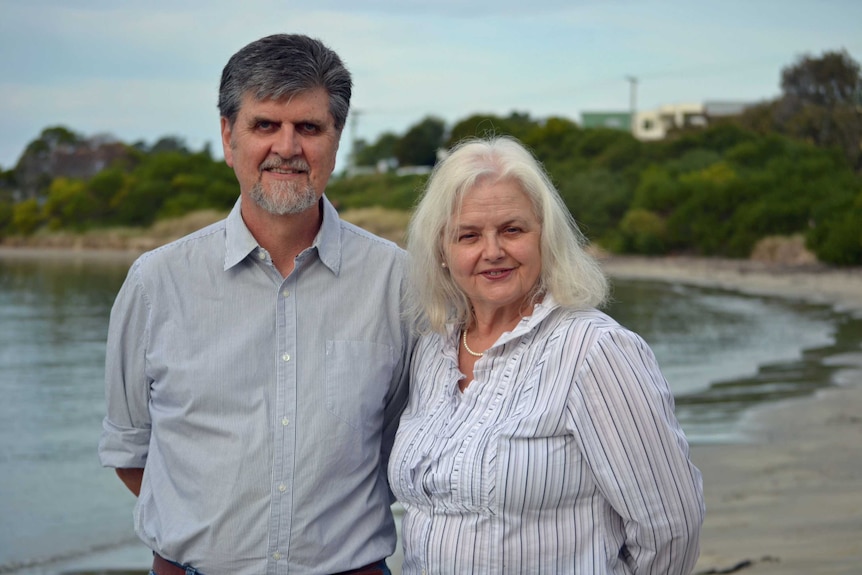 Glen and Sally Wigg live at the mouth of the Meredith River.