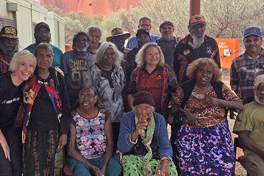 Mutitjulu traditional owners, residents and CLC staff