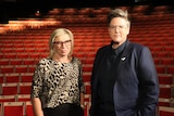 Two women, Rosie Batty (left) and Hannah Gadsby (right) standing side by side.