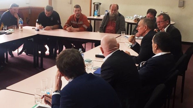 talks in Whyalla about the future of the steelworks