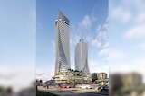 Artist's impression of soaring twin towers planned for Scarborough