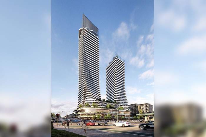 Artist's impression of soaring twin towers planned for Scarborough