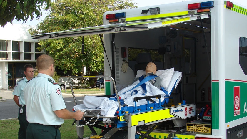 WA's first custom built ambulance for transporting chronically overweight patients
