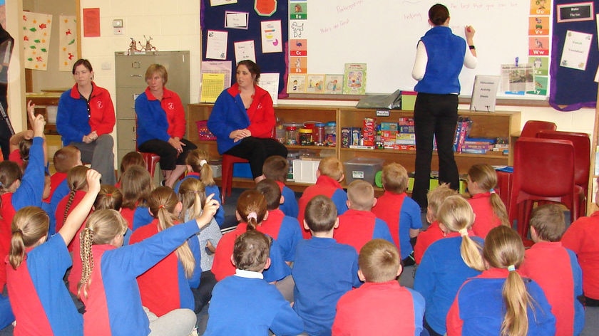 Tasmanian primary school students