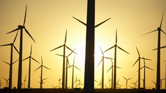 File photo: Wind Farm at Sunset (Thinkstock: Photodisc)