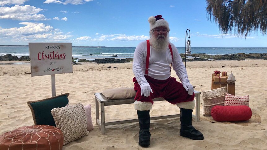 Santa in Port Macquarie.
