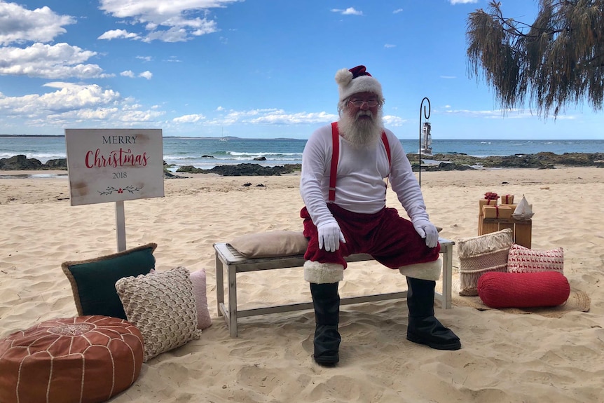 Santa in Port Macquarie.