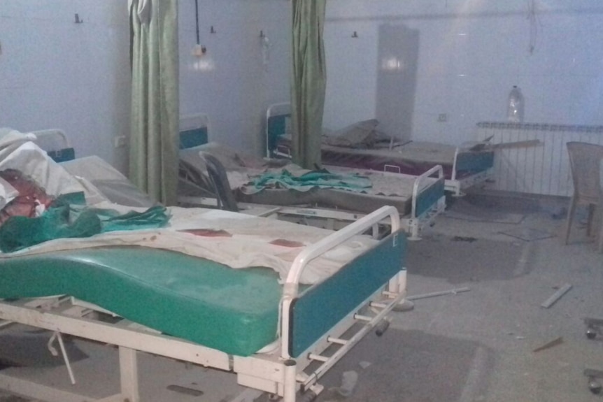 M10 hospital beds after a series of air strikes