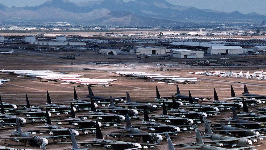 B-52 Stratofortress bombers at the Boneyard