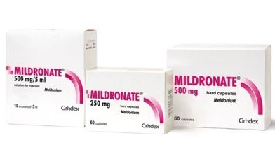 Meldonium or 'mildronate', produced by Latvian pharmaceutical company Grindex.