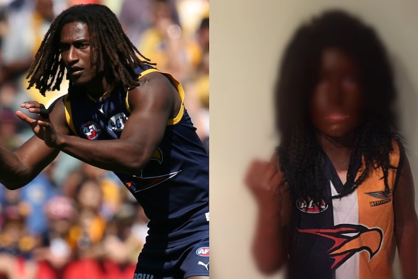 Nic Naitanui and his young admirer