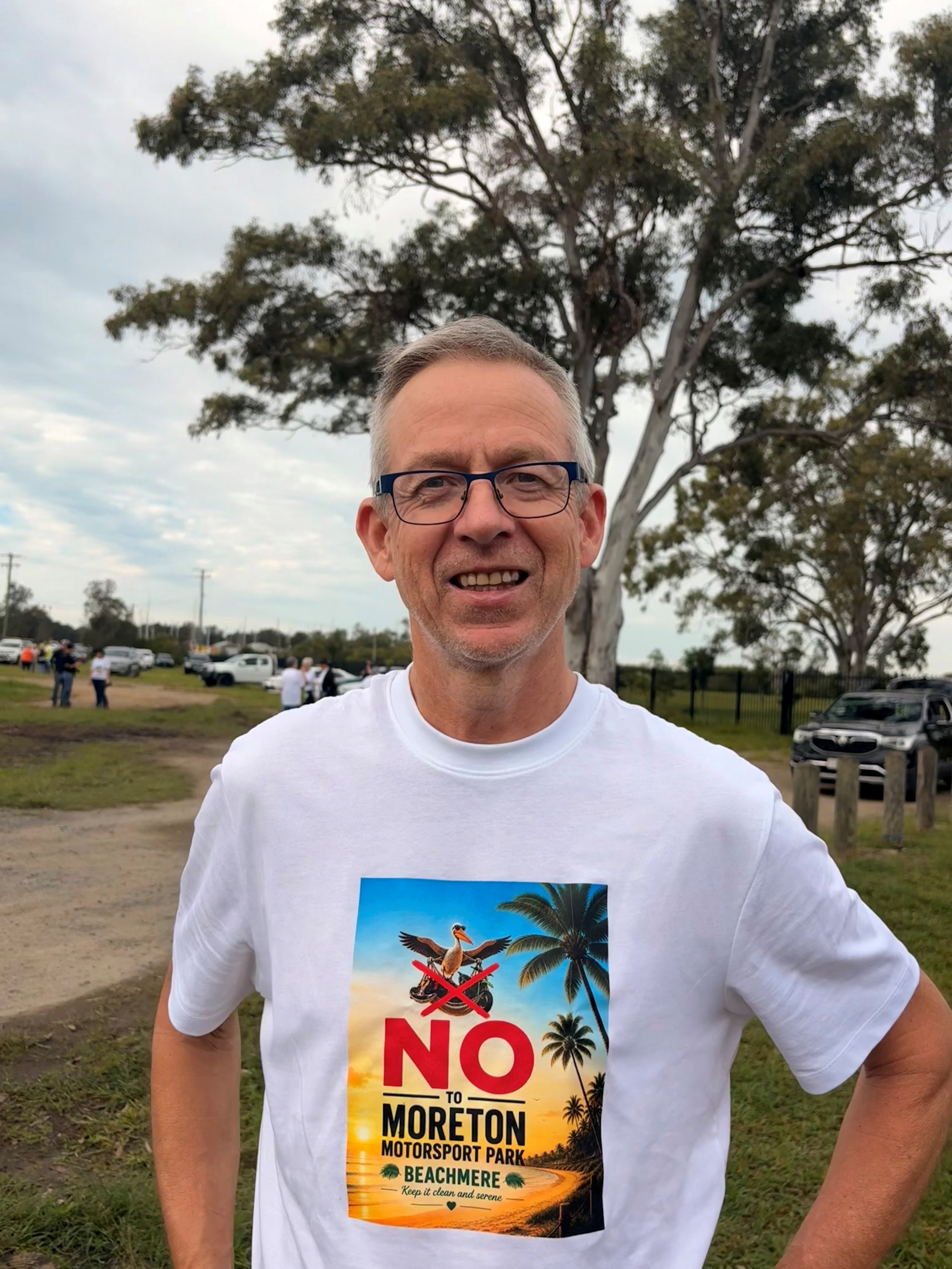 Jay Merritt opposes the Moreton Motorsport Park.