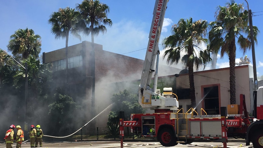 Fire at Mascot factory