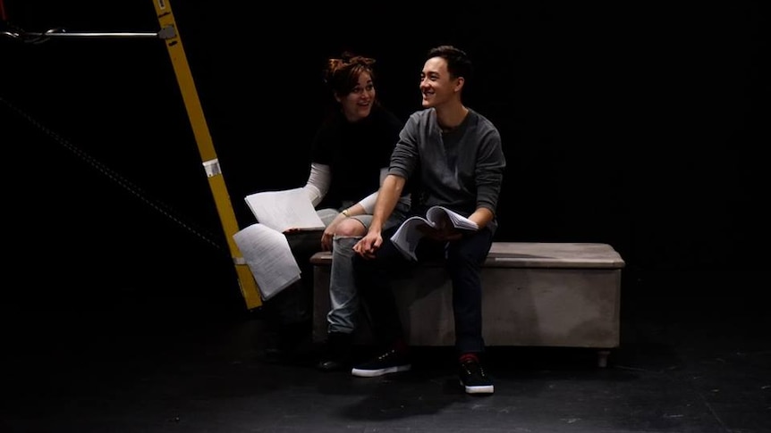 Kim Ho at work during a rehearsal for his latest play Mirror's Edge.