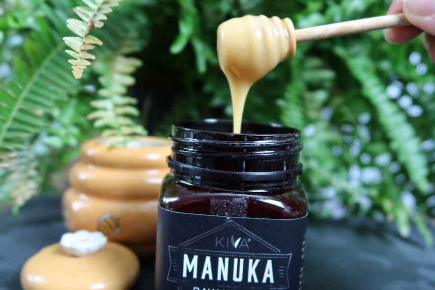 A jar of manuka honey.