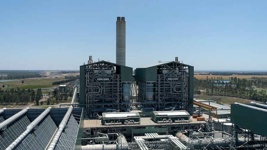 An aerial photo of the Millmerran Power station, October 2021.
