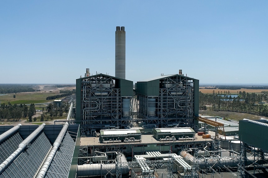 An aerial photo of the Millmerran Power station, October 2021.