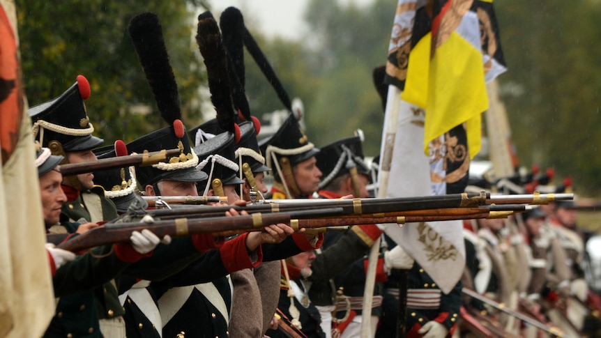 Actors recreate battle of Borodino
