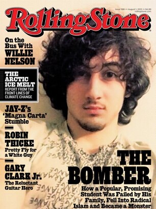 Rolling Stone cover of accused Boston bomber