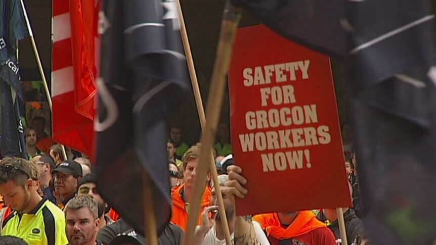 Grocon boss defends company's safety record
