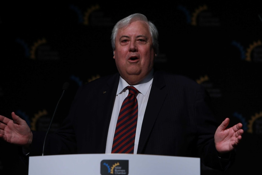 Is Clive Palmer merely there to enjoy the white knuckle ride?