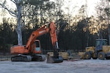 Machinery at a construction site