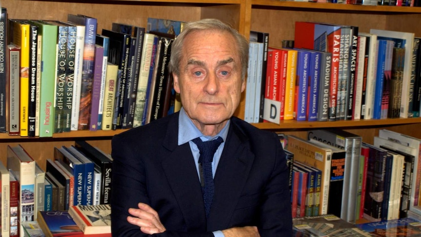 Former legendary British newspaper editor Sir Harold Evans.