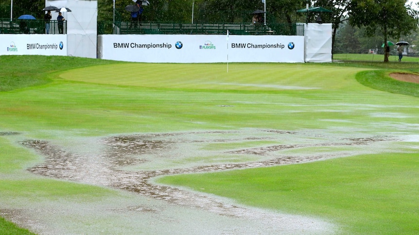 PGA play-off washed out