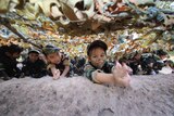 Thai army trains children