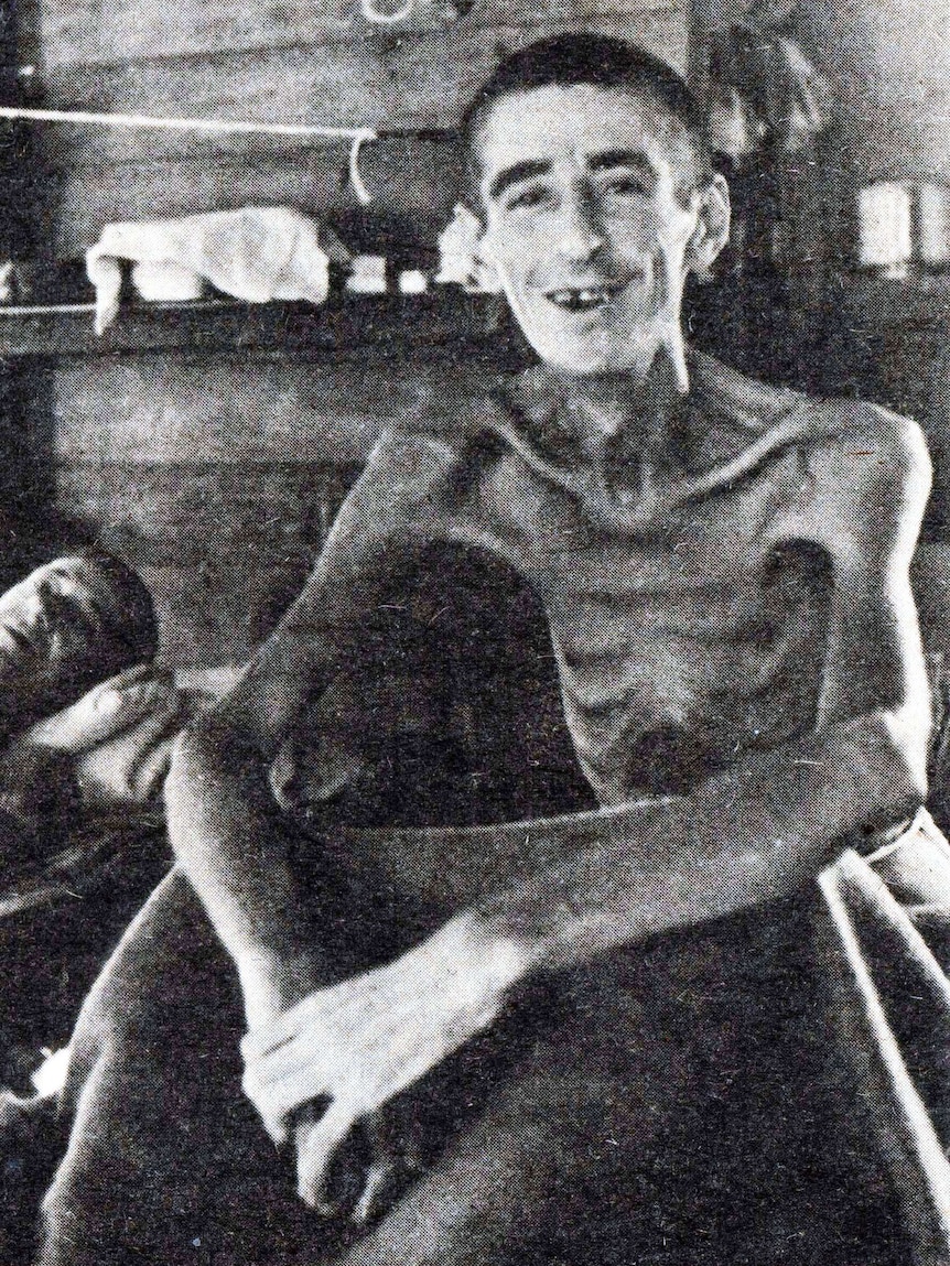 A photograph of fellow Changi prisoner Jack "Becky" Sharpe.