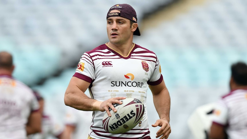 Cooper Cronk at Maroons training