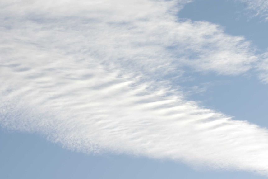 A cirrocumulus cloud formation