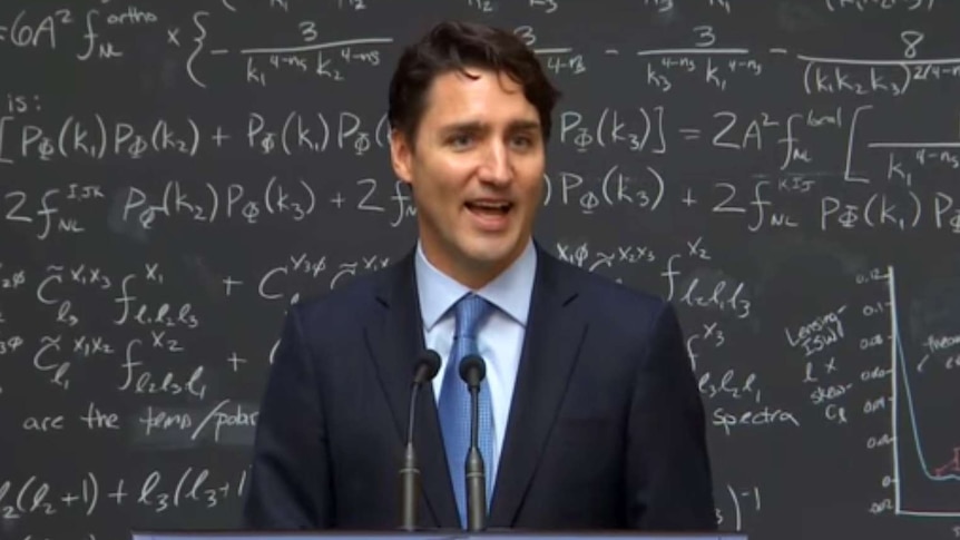 Justin Trudeau explains quantum computing