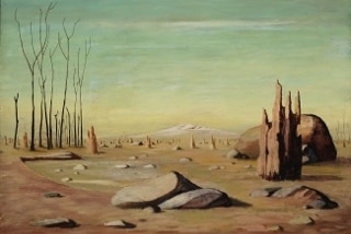 Russell Drysdale's Anthills on Rocky Plain (1950)