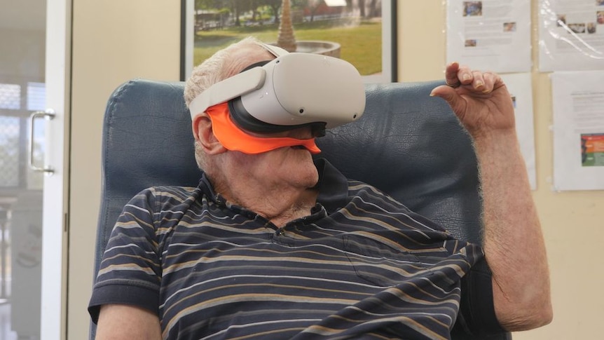 Virtual reality goggles are changing lives in regional aged care