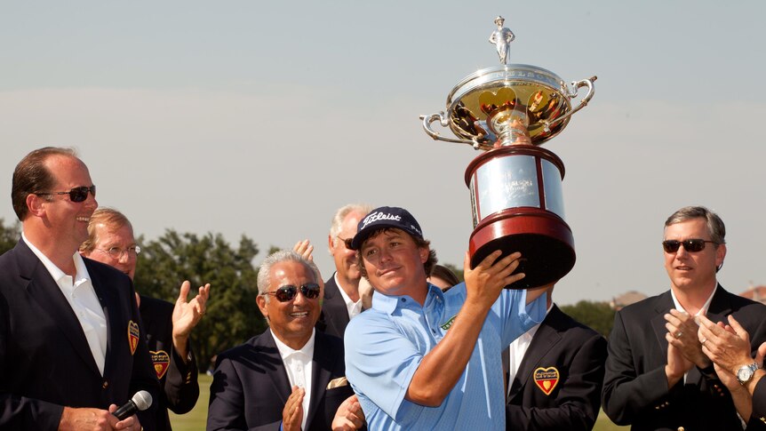 Jason Dufner wins the HP Byron Nelson Championship.