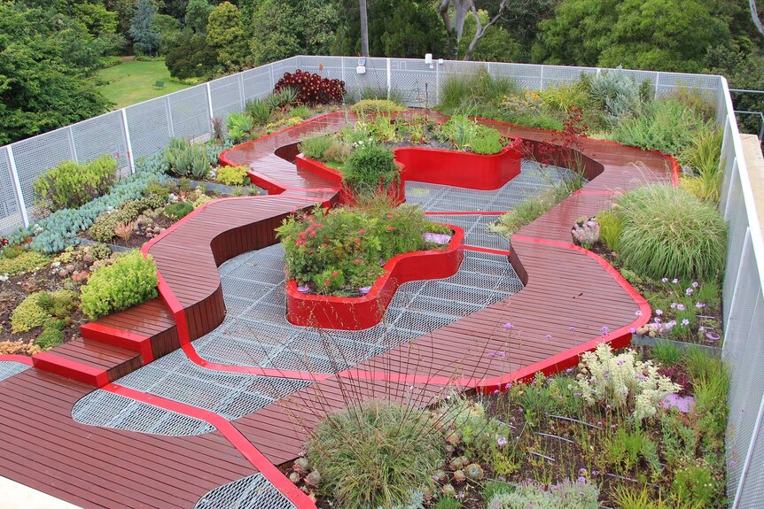 A green roof in Melbourne.