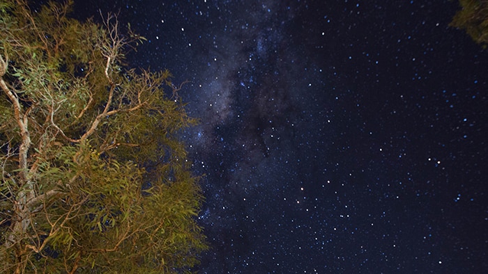 Night sky at Gem Tree, north of Alice Springs