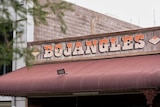 A photo of the Bojangles venue sign in Alice Springs