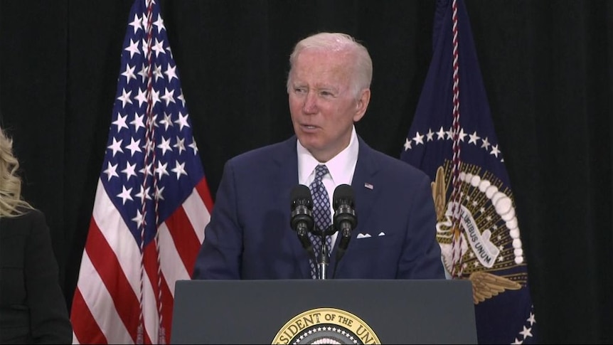 Biden condemns the racism after 10 people murdered in Buffalo