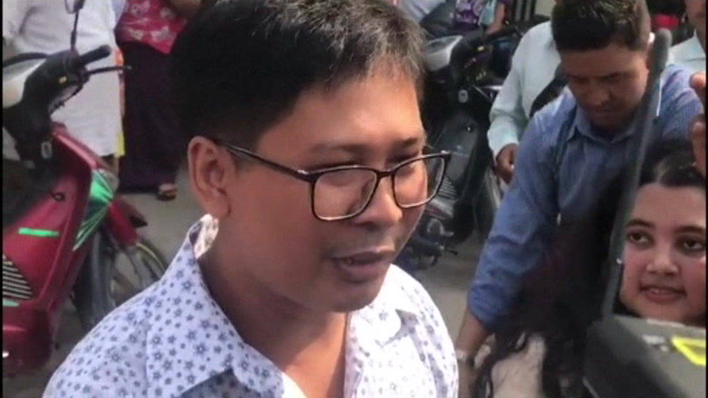 Reuters Journalists Released From Jail In Myanmar - ABC News