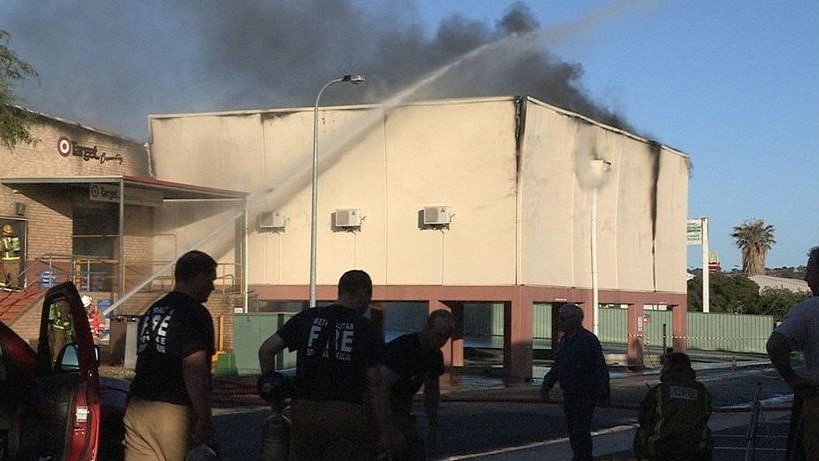 Fire at Port Lincoln Target department store, January 13 2013