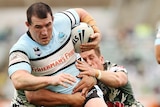 Paul Gallen is reportedly one of the Cronulla players who met with former trainer Trent Elkin.