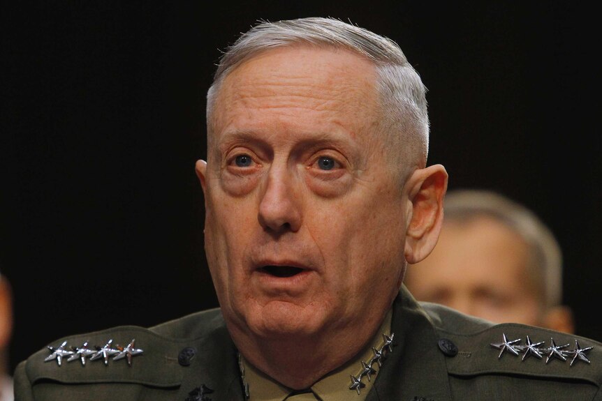 Defence secretary nominee James Mattis