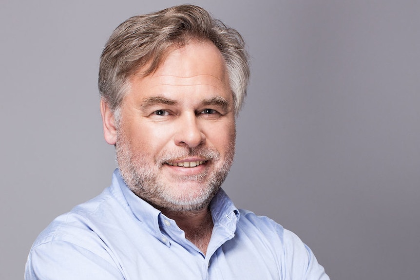 A portrait of Eugene Kaspersky.