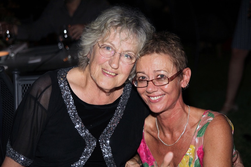 Mickey and Germaine Greer in Darwin in 2010