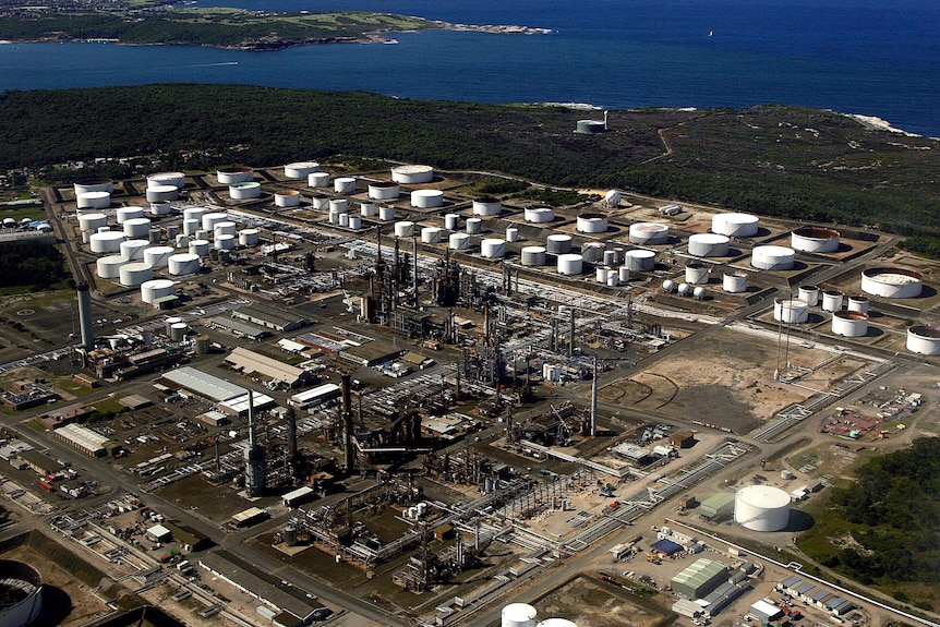 Caltex refinery at Kurnell